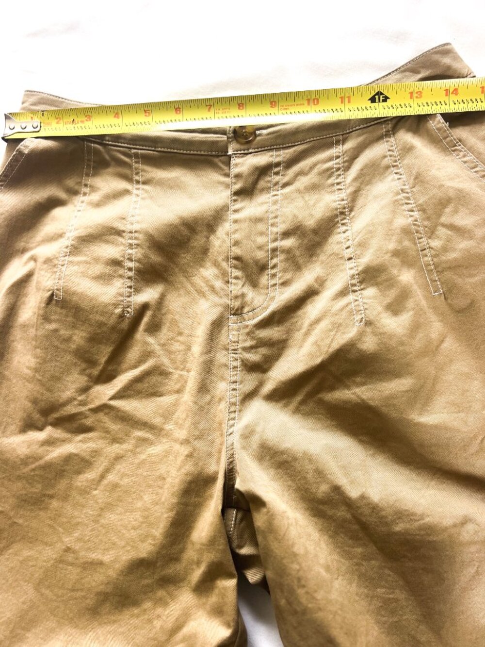 Sage The Label Seedling Contrast Stitch Pants High waist wide leg Small - Picture 12 of 16